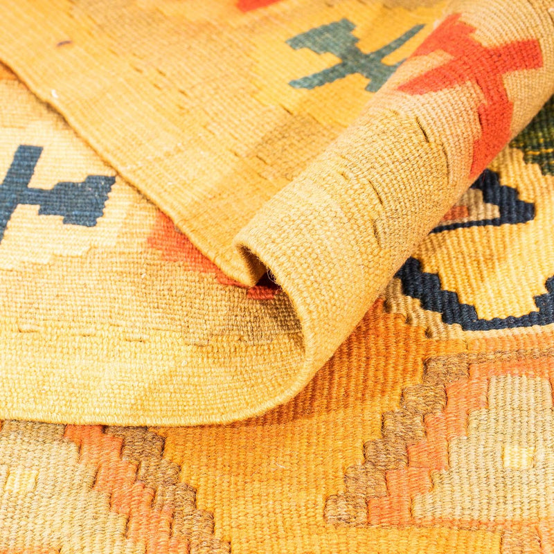 Dywan Kelim - Stary - 250 x 180 cm - wielokolorowy