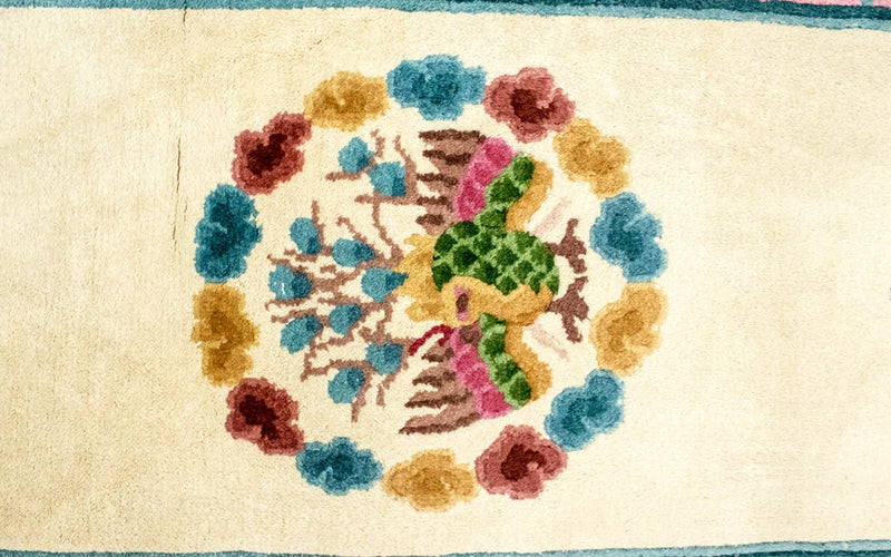 Biegacz Dywan z Chin - 338 x 70 cm - beżowy