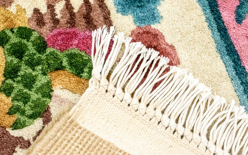 Biegacz Dywan z Chin - 338 x 70 cm - beżowy