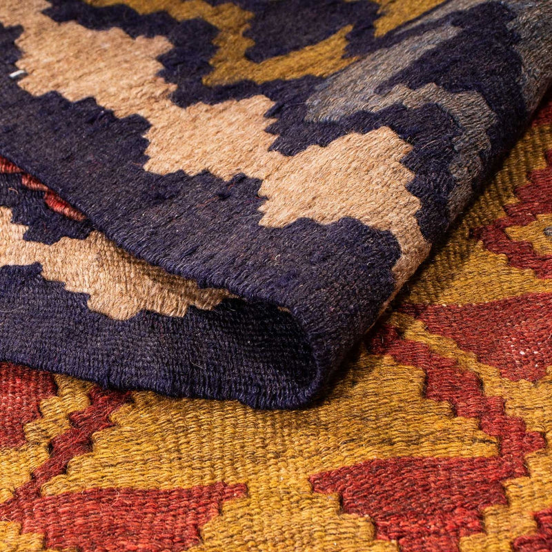 Biegacz Dywan Kelim - Stary - 230 x 110 cm - wielokolorowy