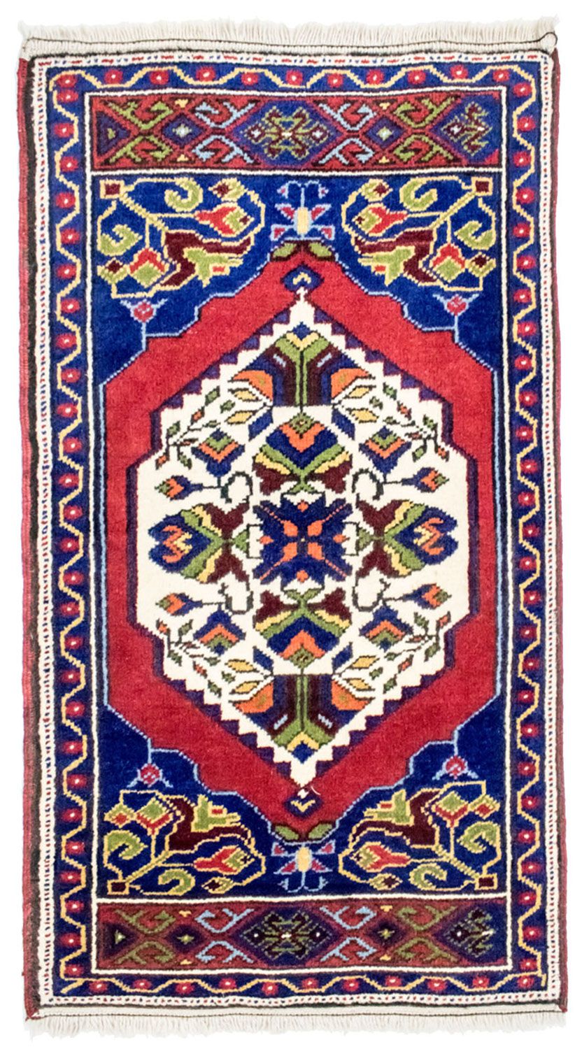 Dywan orientalny - 97 x 56 cm - niebieski