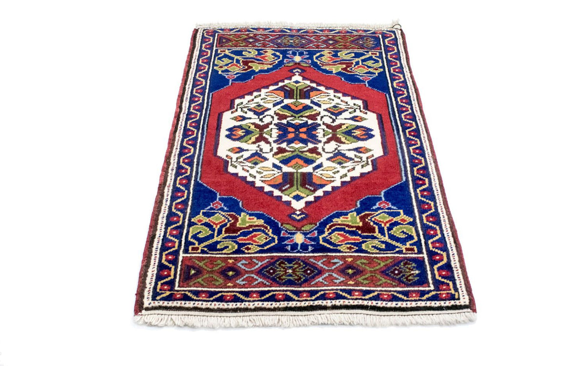 Dywan orientalny - 97 x 56 cm - niebieski