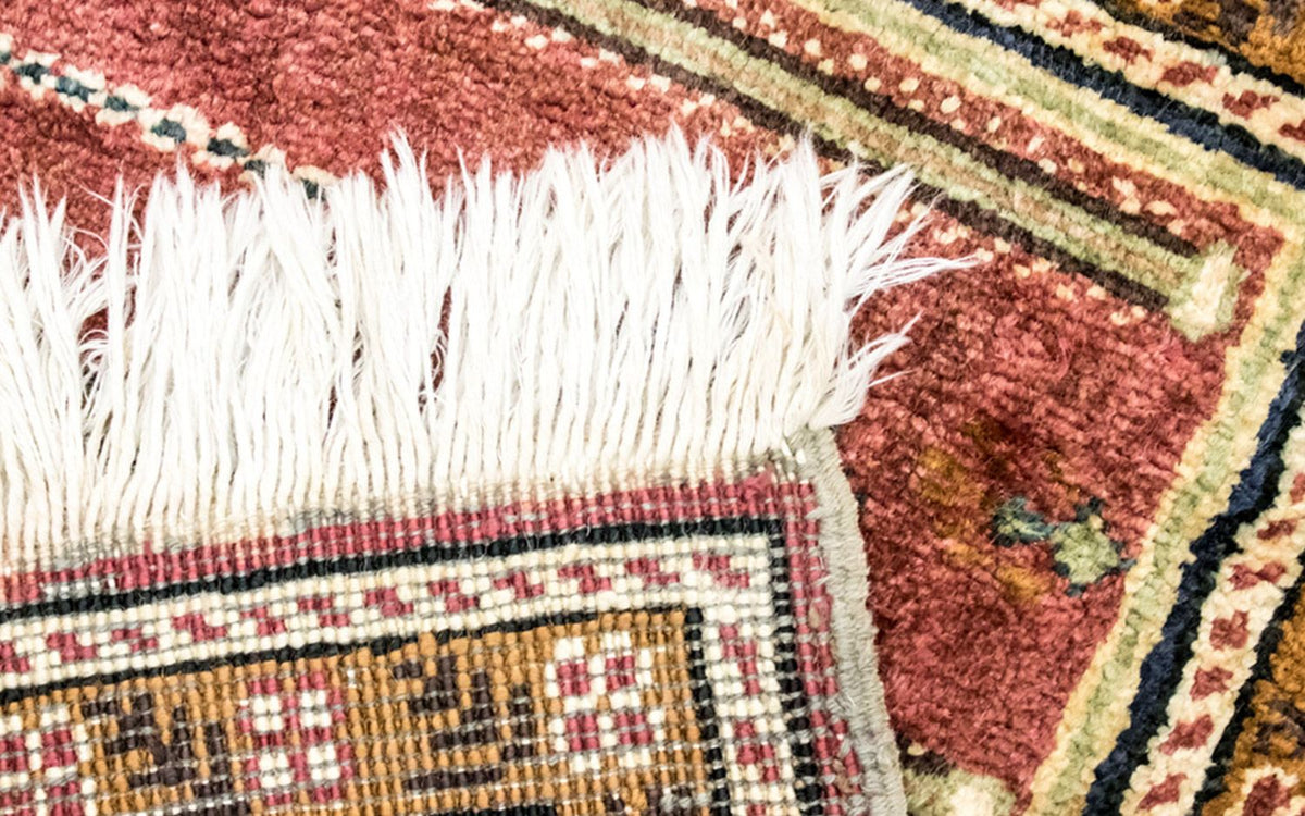 Jedwabny dywan - Kayseri - 104 x 66 cm - wielokolorowy