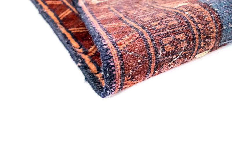 Dywan afgański - 69 x 46 cm - rdza