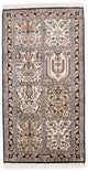 Jedwab kaszmirski Dywan 65x124cm - Dywan orientalny