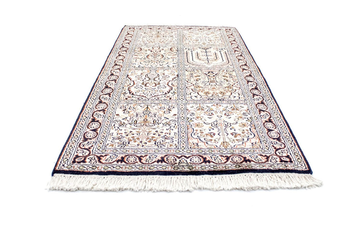 Jedwabny dywan - Kashmir Silk - 124 x 65 cm - wielokolorowy
