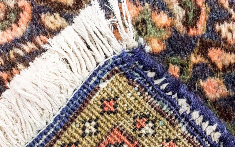 Perski dywan - Nomadyczny - 95 x 68 cm - niebieski