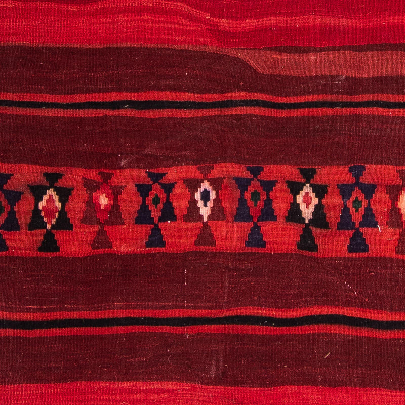 Biegacz Dywan Kelim - Stary - 315 x 155 cm - wielokolorowy