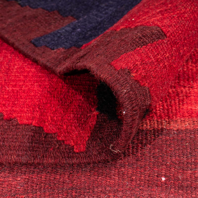 Biegacz Dywan Kelim - Stary - 315 x 155 cm - wielokolorowy