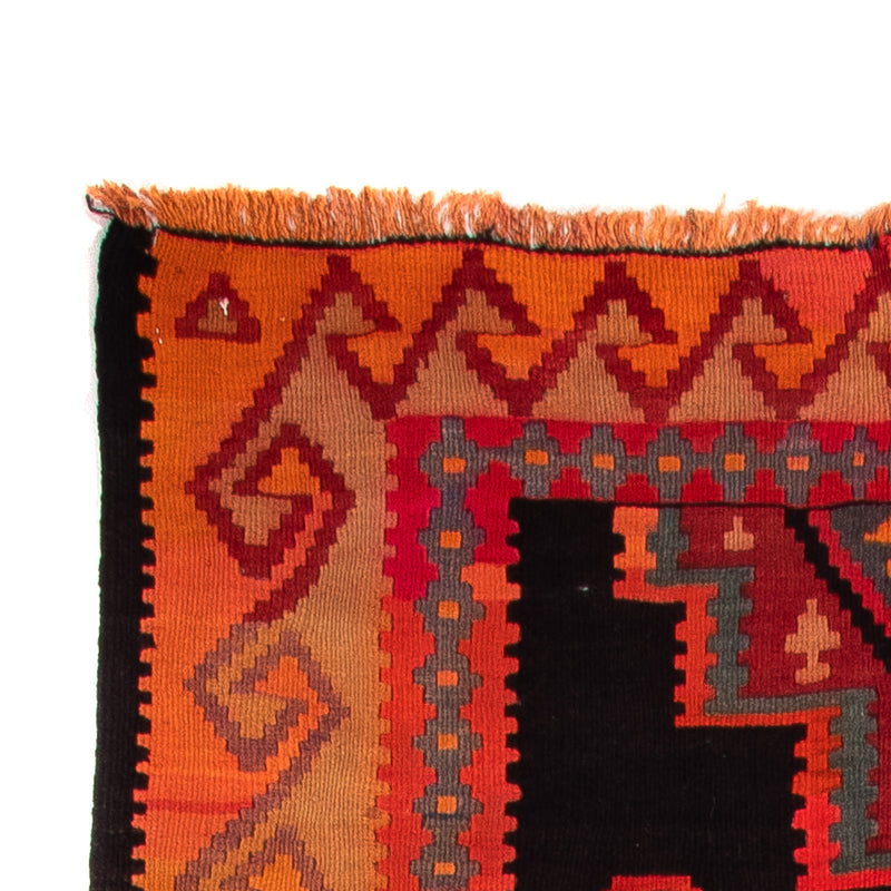 Biegacz Dywan Kelim - Stary - 325 x 140 cm - wielokolorowy