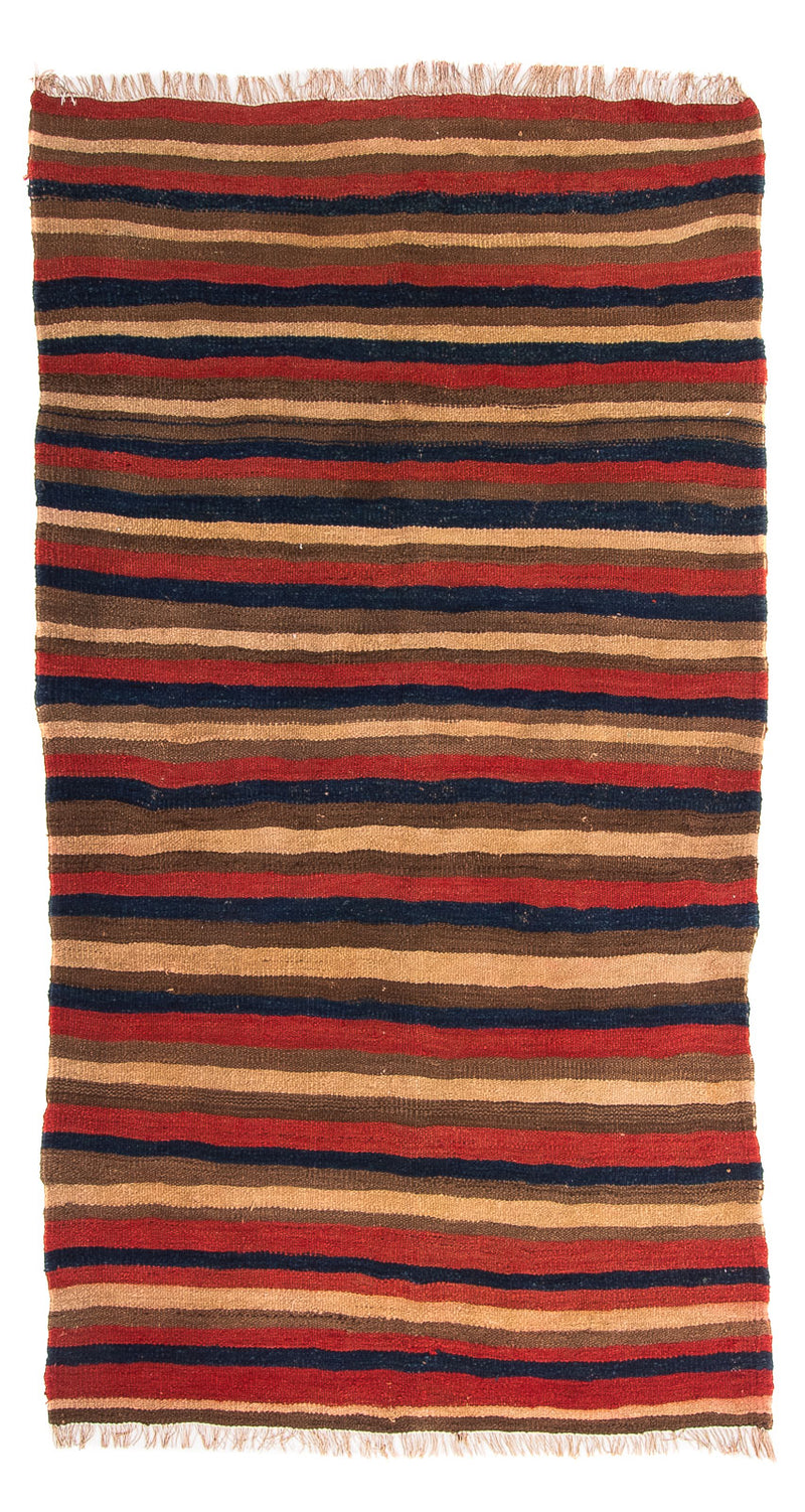 Dywan Kelim - Stary - 220 x 120 cm - wielokolorowy