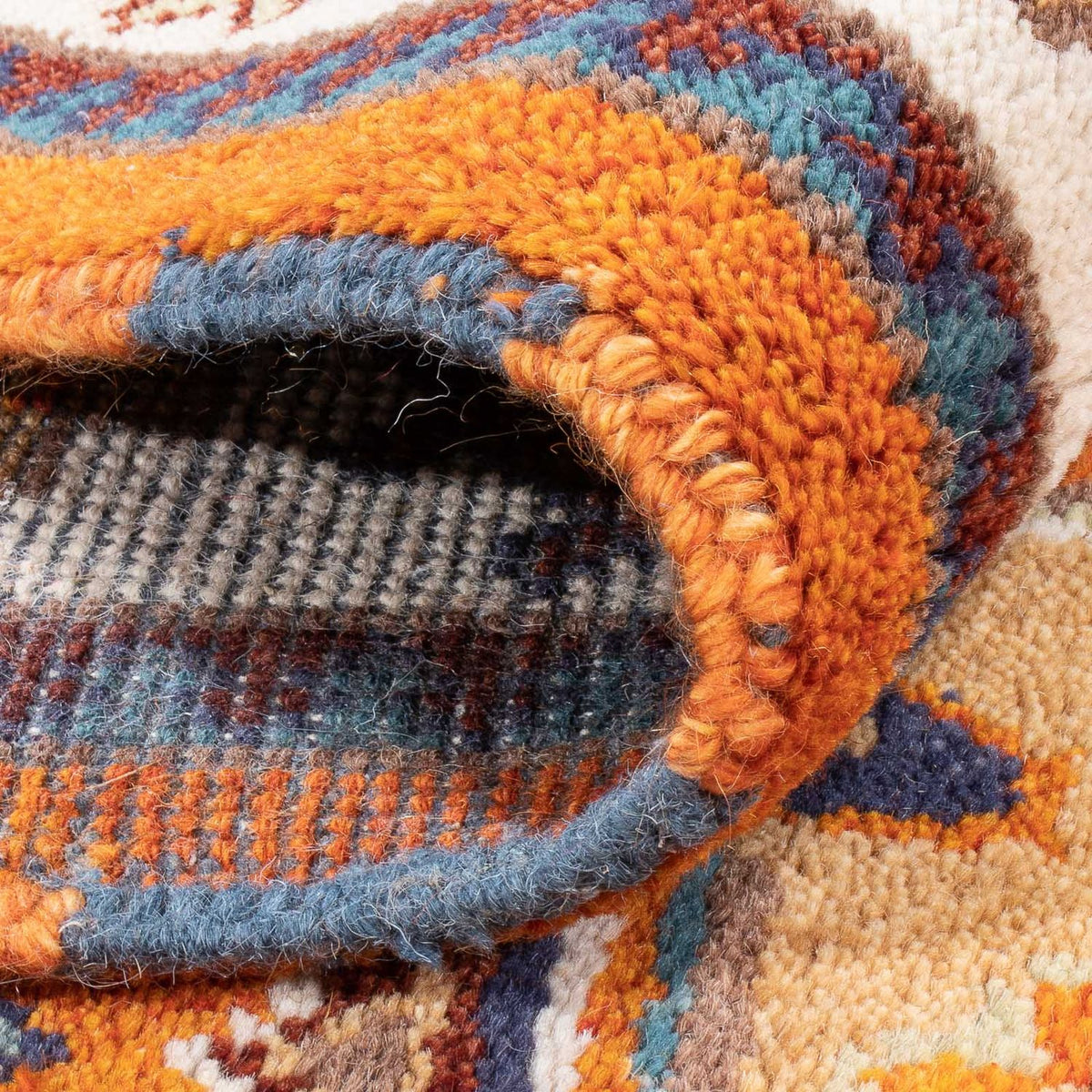 Dywan Ziegler - Kazak - 204 x 147 cm - pomarańczowy