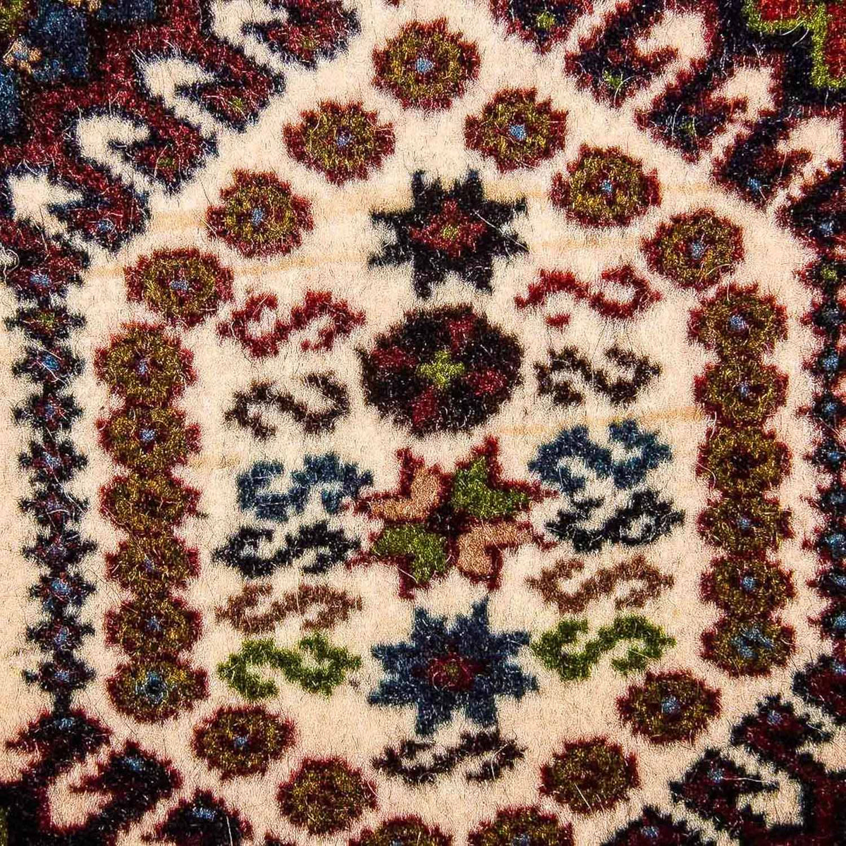 Perski dywan - Nomadyczny - 83 x 53 cm - beżowy