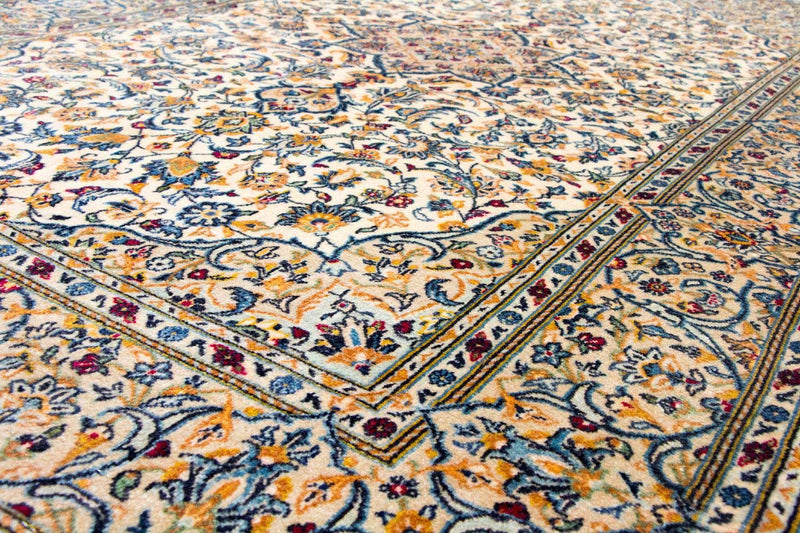 Dywan perski - Keshan - 222 x 139 cm - beżowy