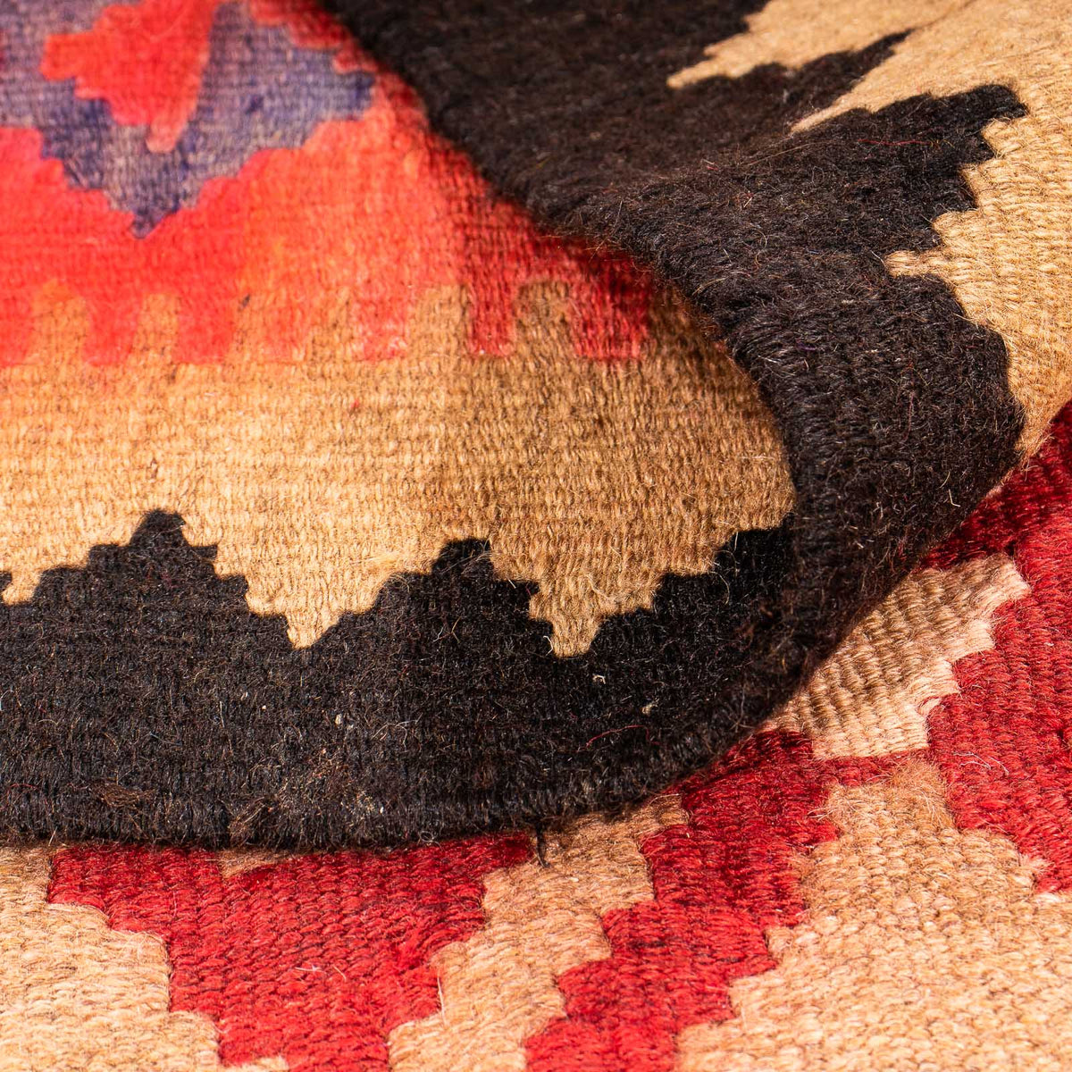 Biegacz Dywan Kelim - Stary - 240 x 117 cm - wielokolorowy