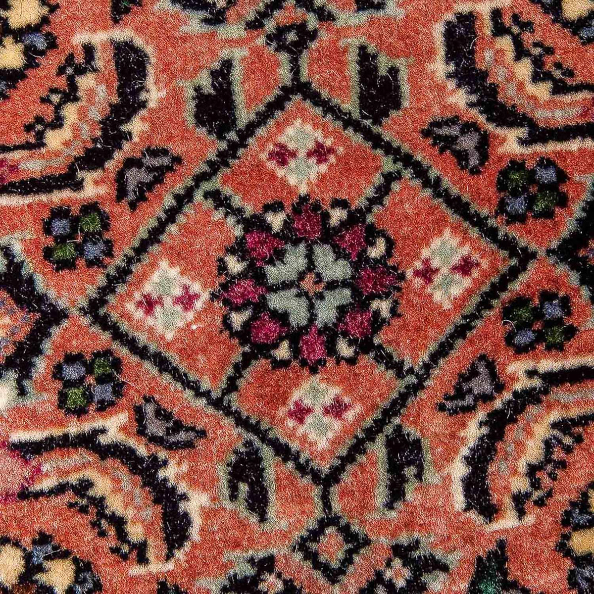 Perski dywan - Bijar - Royal - 103 x 78 cm - jasna czerwień