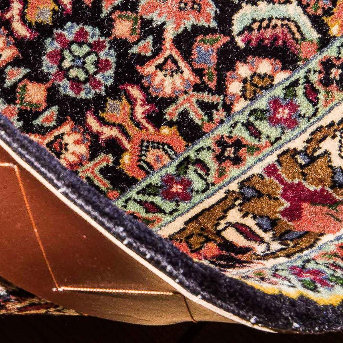 Perski dywan - Bijar - Royal - 103 x 78 cm - jasna czerwień