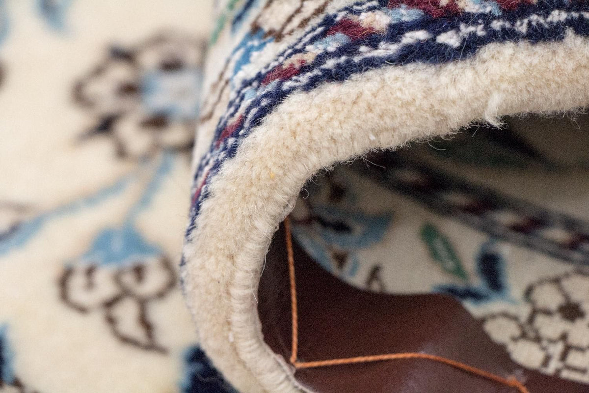 Biegacz Dywan perski - Nain - Królewski - 254 x 88 cm - beżowy