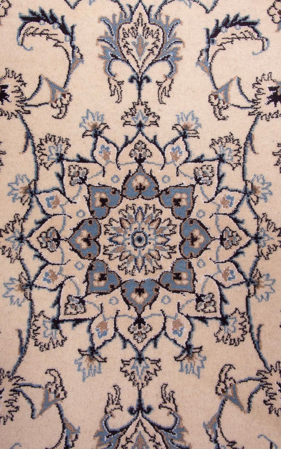 Dywan perski - Nain - 202 x 120 cm - beżowy