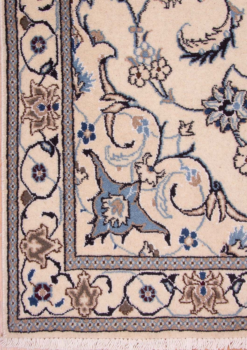 Dywan perski - Nain - 202 x 120 cm - beżowy