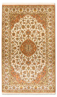 Jedwabny dywan - Kashmir Silk - 157 x 90 cm - beżowy
