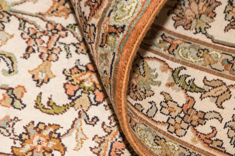 Jedwabny dywan - Kashmir Silk - 157 x 90 cm - beżowy