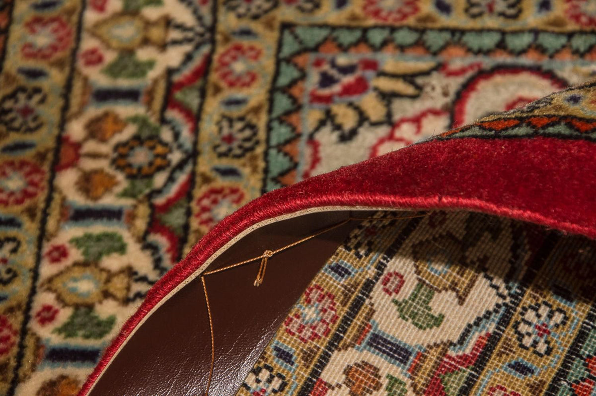 Dywan perski - Ghom - 108 x 82 cm - niebieski