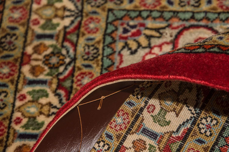 Dywan perski - Ghom - 108 x 82 cm - niebieski