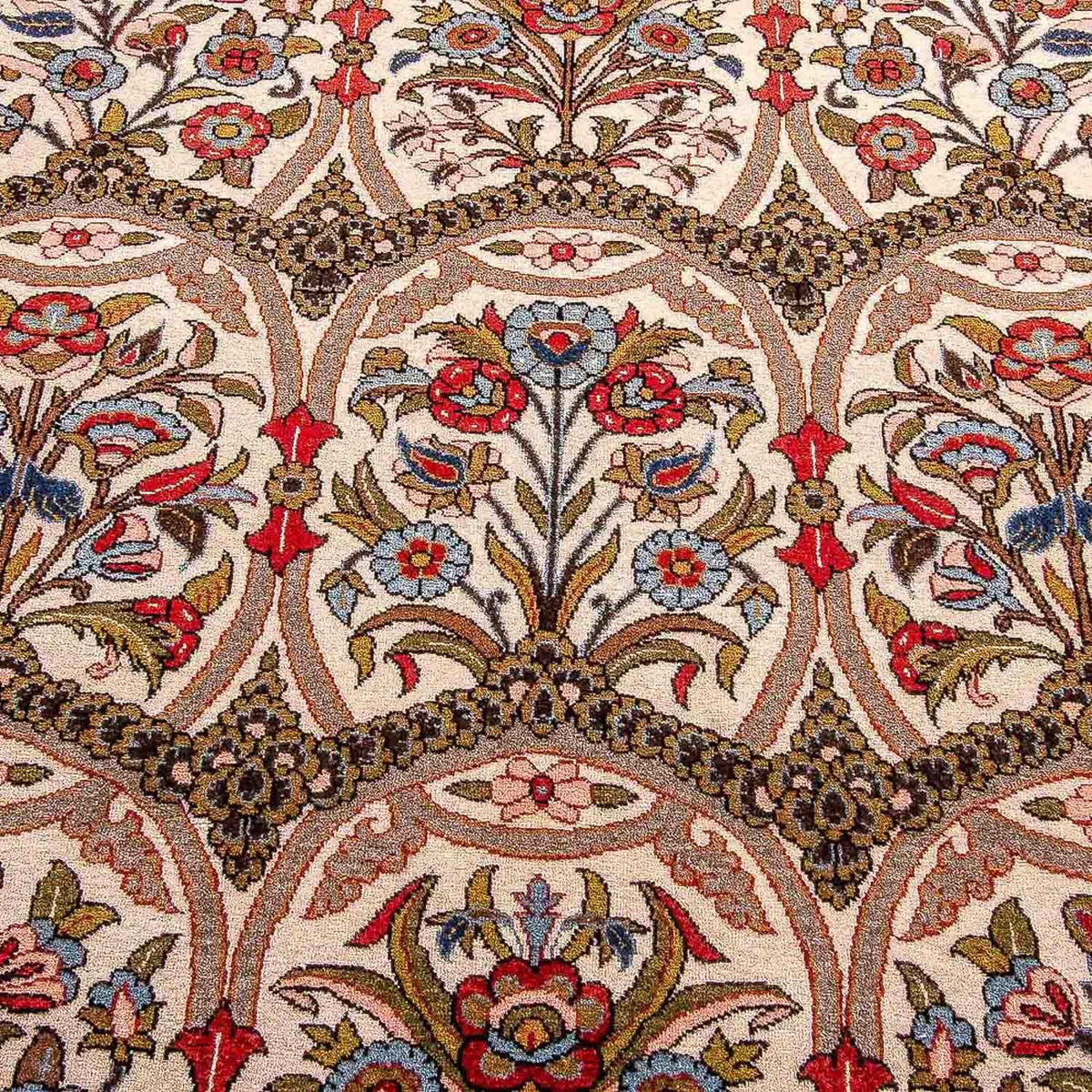 Dywan perski - Ghom - 215 x 141 cm - czerwony