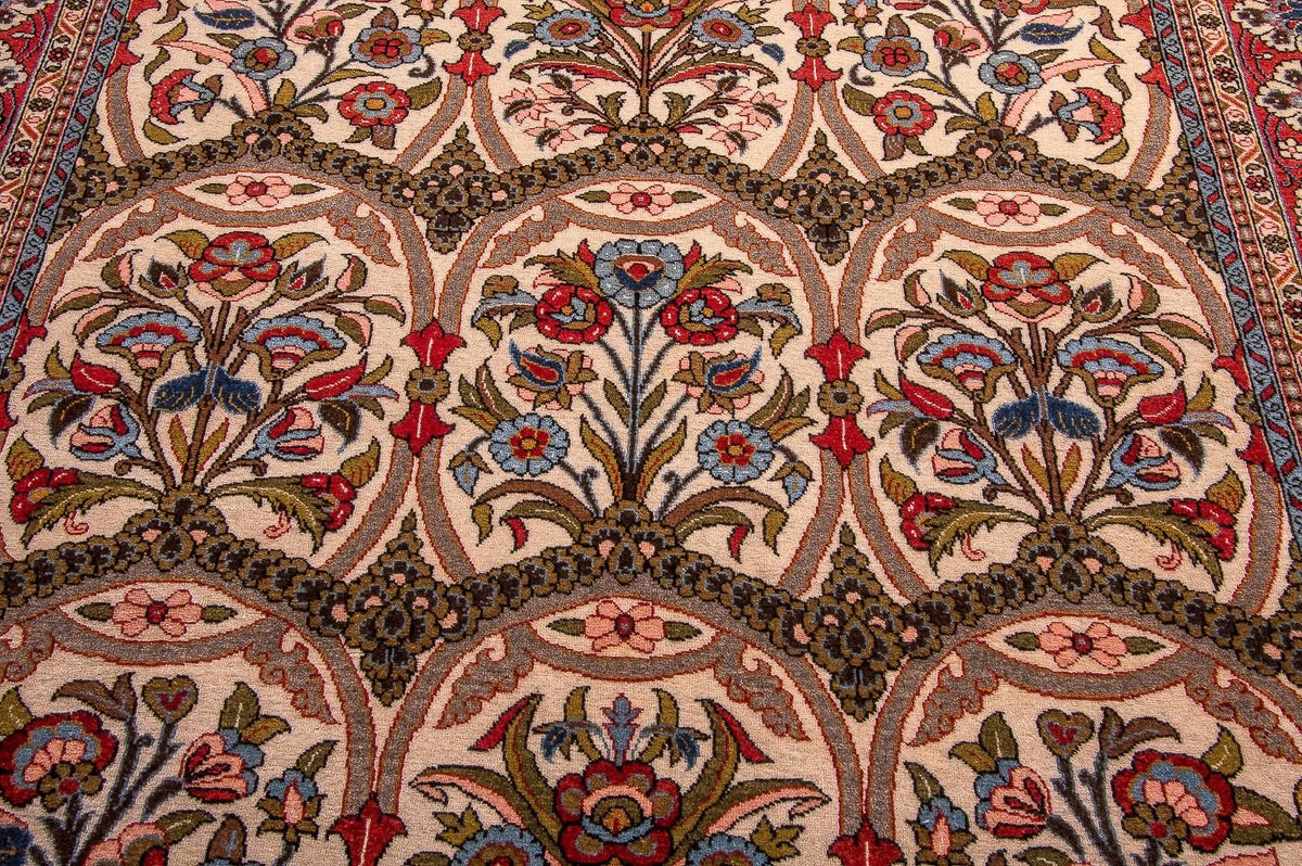 Dywan perski - Ghom - 215 x 141 cm - czerwony