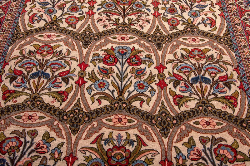 Dywan perski - Ghom - 215 x 141 cm - czerwony