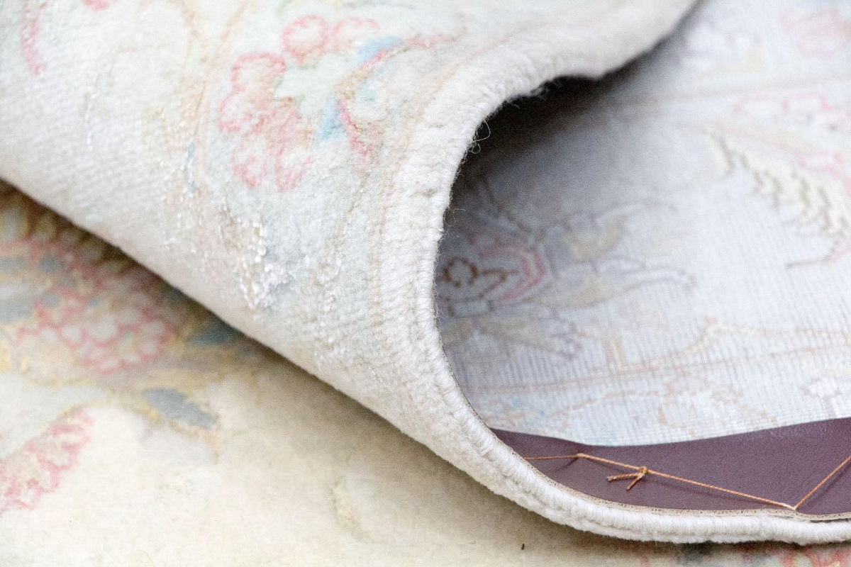 Dywan perski - Tabriz - Królewski - 204 x 147 cm - beżowy