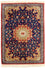 Jedwabny dywan - Ghom Silk - Premium - 75 x 56 cm - niebieski