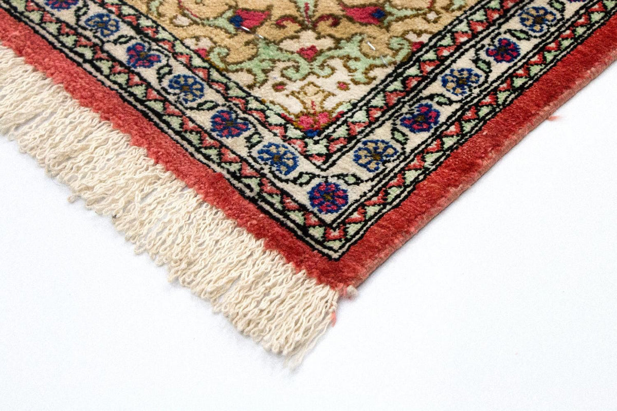 Jedwabny dywan - Ghom Silk - Premium - 75 x 56 cm - niebieski