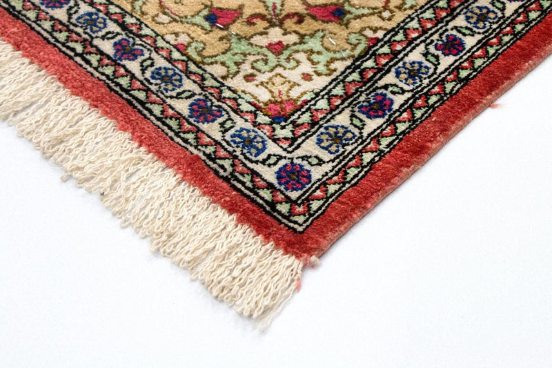 Jedwabny dywan - Ghom Silk - Premium - 75 x 56 cm - niebieski