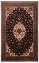 Perski dywan - Bijar - Royal - 213 x 128 cm - ciemnoniebieski