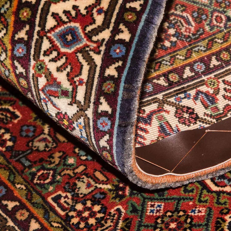 Biegacz Dywan perski - Bijar - 214 x 77 cm - brązowy