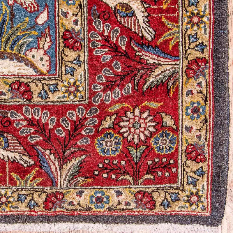 Dywan perski - Ghom - 207 x 137 cm - jasnoniebieski