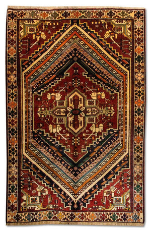 Perski dywan - Nomadyczny - 212 x 125 cm - niebieski