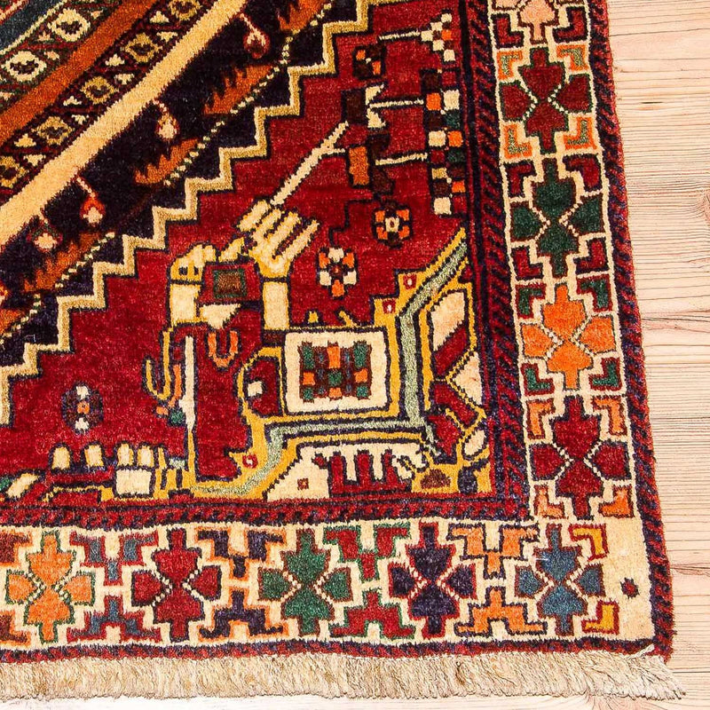 Perski dywan - Nomadyczny - 212 x 125 cm - niebieski