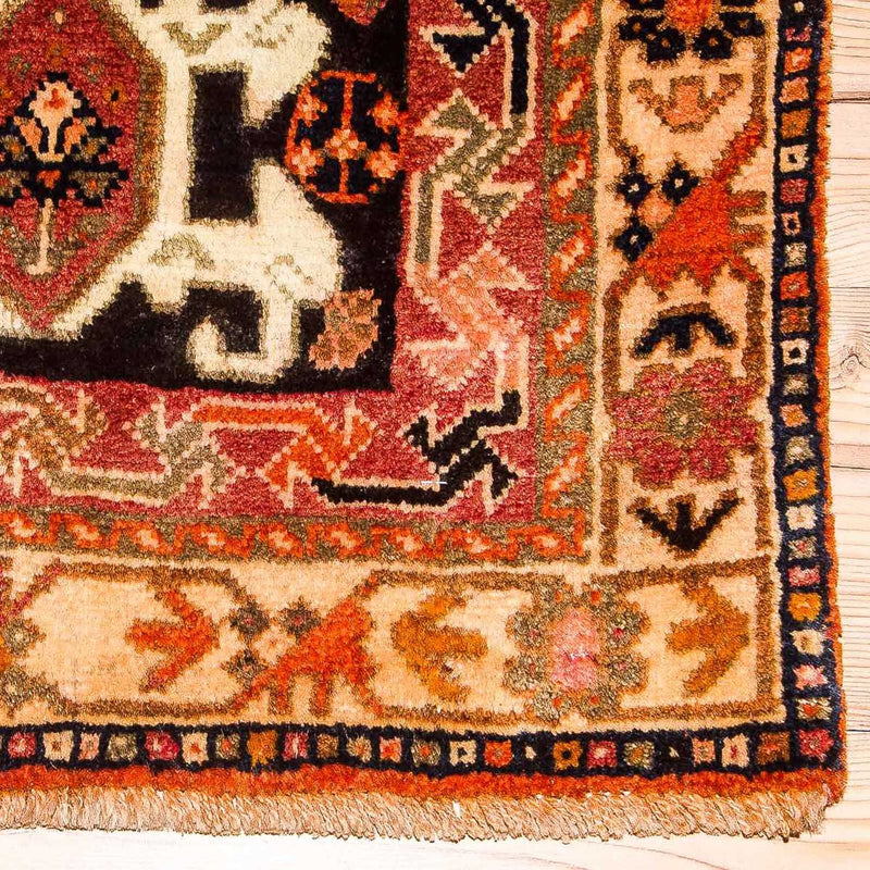 Perski dywan - Nomadyczny - 209 x 128 cm - niebieski