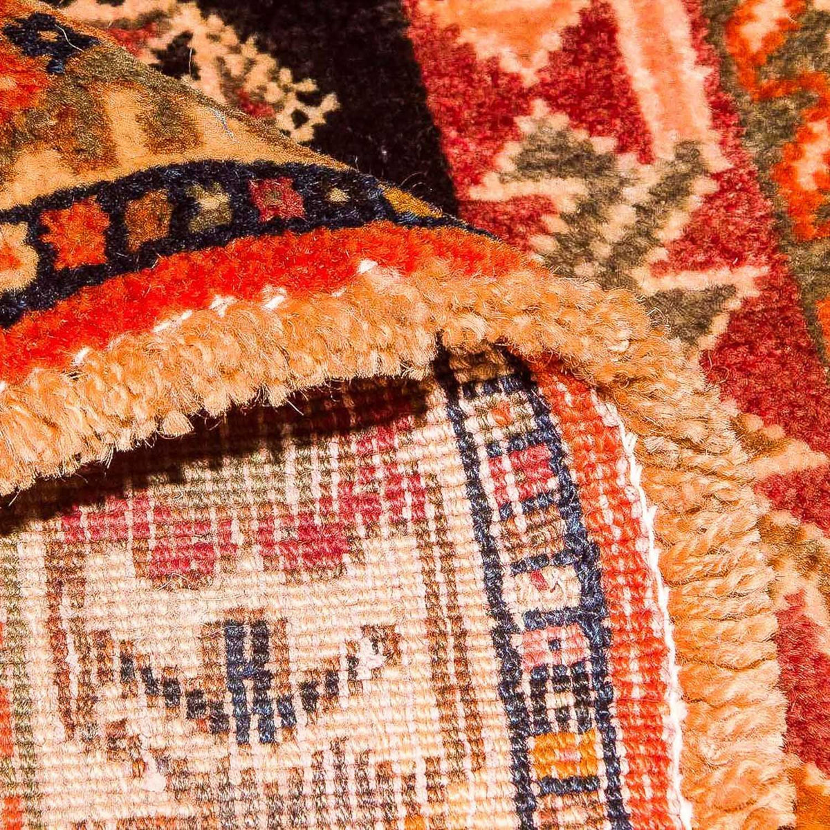 Perski dywan - Nomadyczny - 209 x 128 cm - niebieski