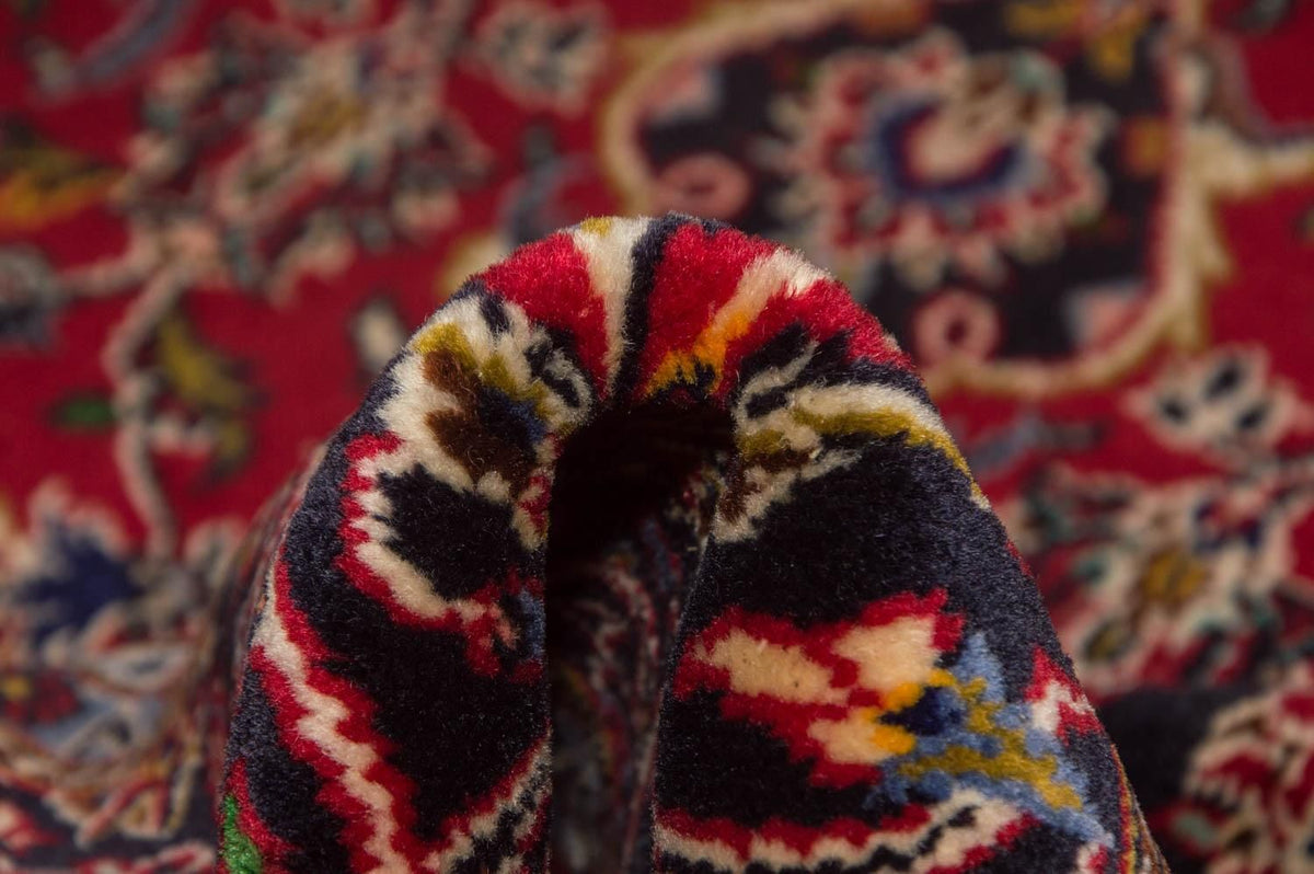 Dywan perski - Keshan - 216 x 141 cm - czerwony