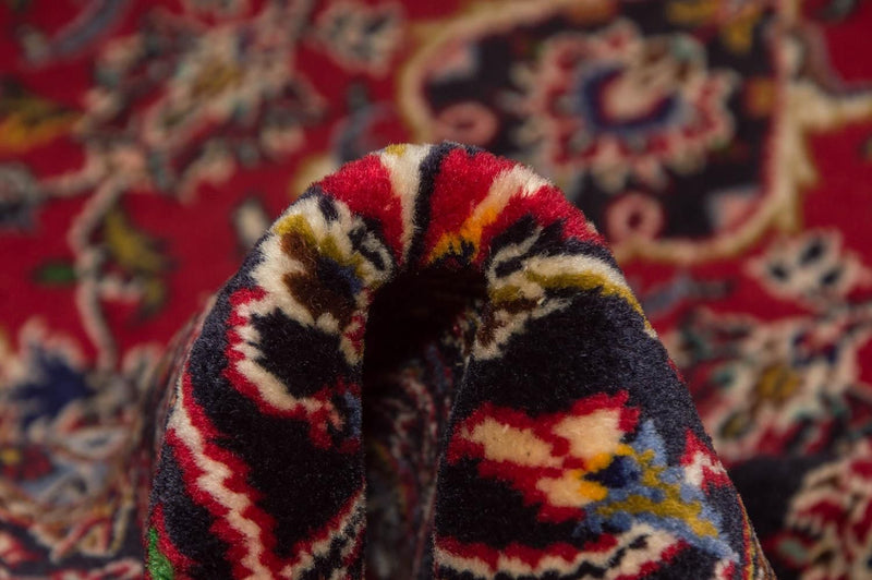 Dywan perski - Keshan - 216 x 141 cm - czerwony