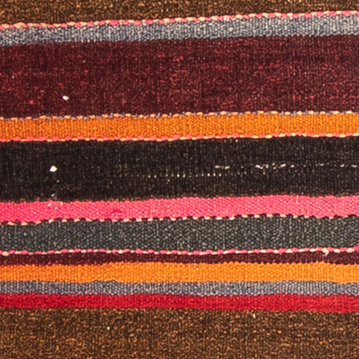 Dywan Kelim - Stary - 80 x 57 cm - wielokolorowy