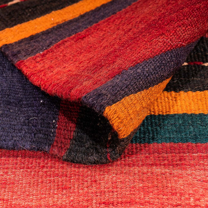 Dywan Kelim - Stary - 325 x 180 cm - wielokolorowy