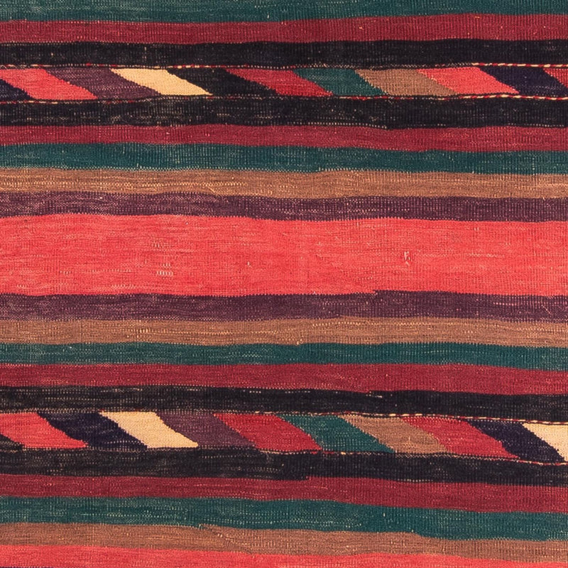 Dywan Kelim - Stary - 195 x 160 cm - wielokolorowy