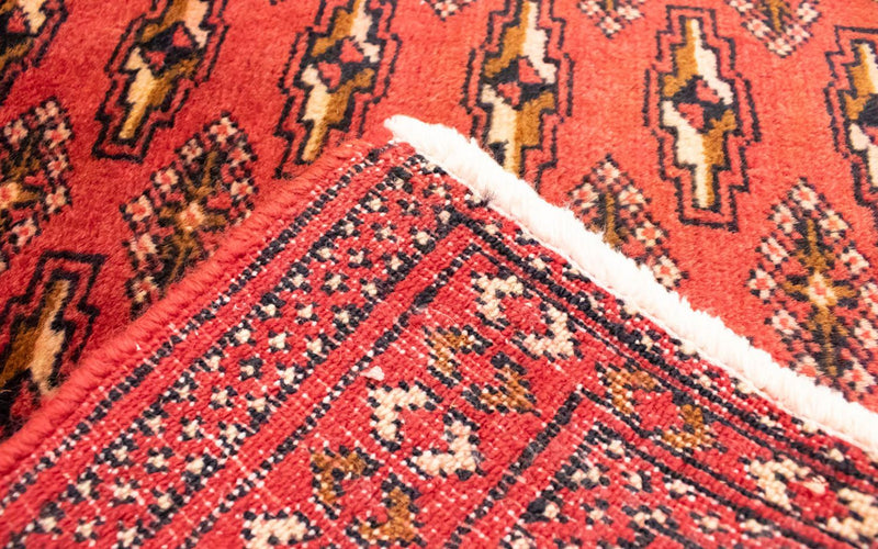 Biegacz Dywan turkmeński - 100 x 50 cm - czerwony