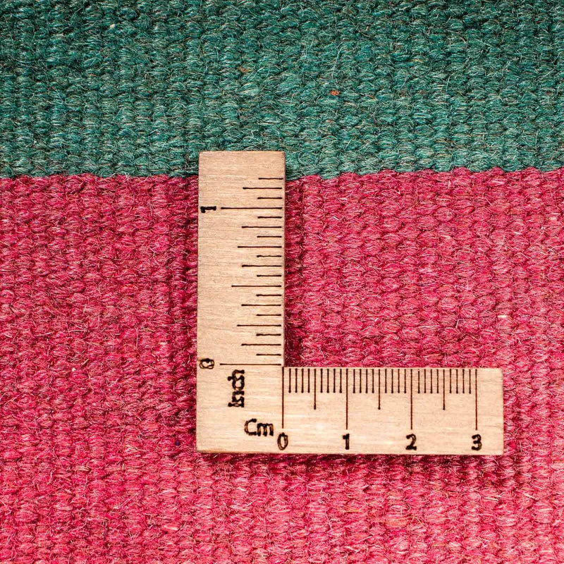 Biegacz Dywan Kelim - Stary - 400 x 142 cm - wielokolorowy