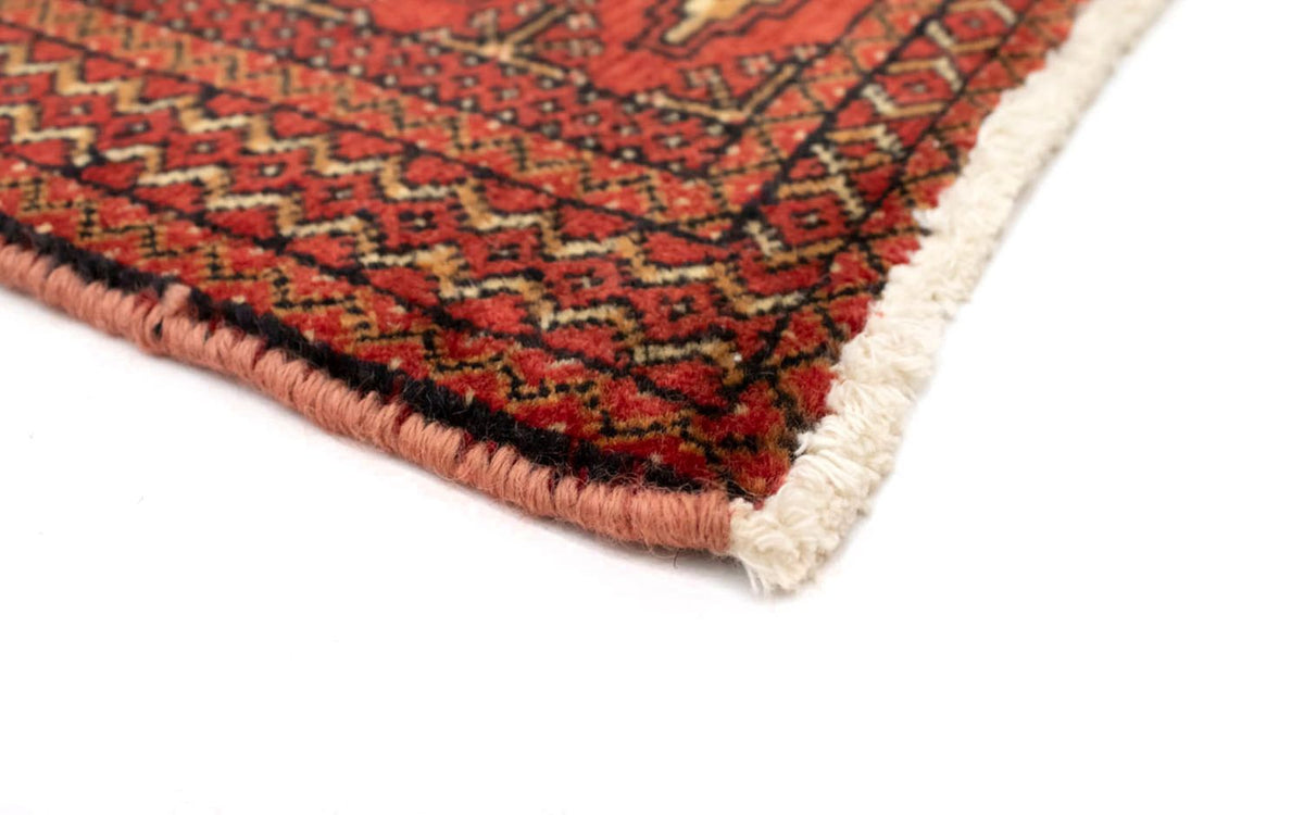 Biegacz Dywan turkmeński - 100 x 50 cm - czerwony